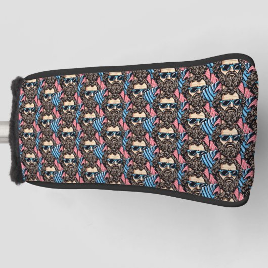 Casual koele filosoof kijken golfheadcover (Voorkant)