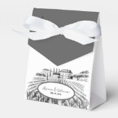 Casual Land Italië Wijngaard Rustiek Bruiloft Bedankdoosjes (Voorkant Zijde)