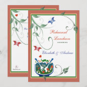 Casual Lunch - repetitie van Luncheon Kaart (Voorkant / Achterkant)