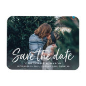 Casual penseel | De foto bewaart de Datum Magneet (Horizontaal)