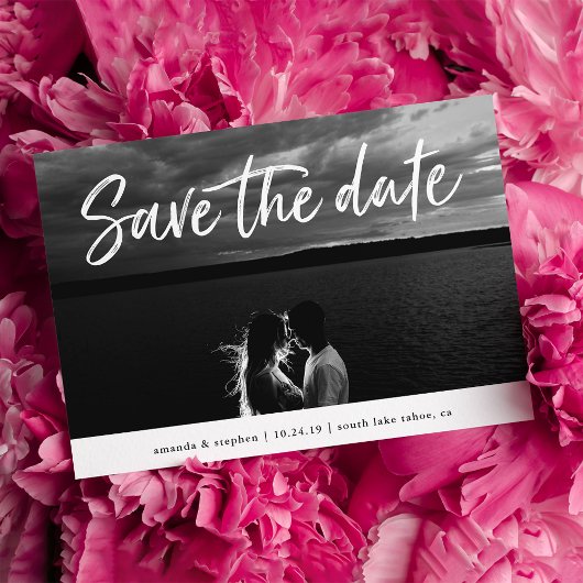 Casual penseel | De foto bewaart de Datum Save The Date