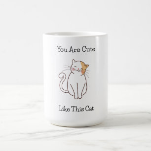 Casual Schattige Cat zelfliefde voor iedereen Koffiemok