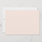 Casual Script Blush Weddenschap Save The Date (Achterkant)