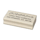 Casual Script Custom Return-adres Rubberstempel (Stempel)