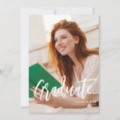 Casual Script | Deux Faire-part d'obtention d'un d (Devant)