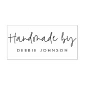 Casual Script Handgeschreven lettertypestijl "Hand Rubberstempel (Afrduk)