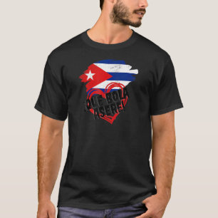  Casual straat Cuban Asere que bola T-shirt