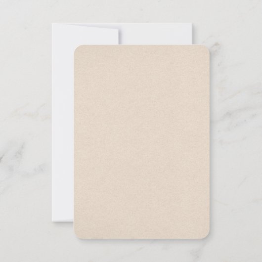 Casual strand mason jar bruiloft RSVP Kaartje (Achterkant)