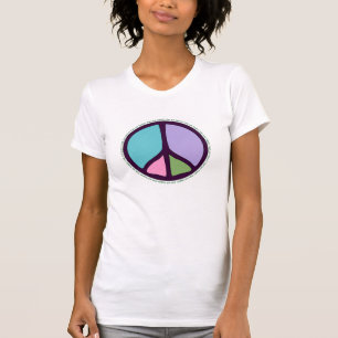 Casual tik vredesbord t-shirt