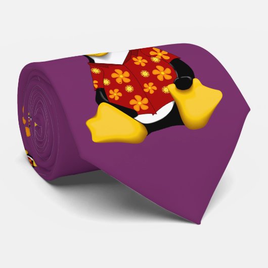 Casual Tux Hawaiian Stropdas (Opgerold)