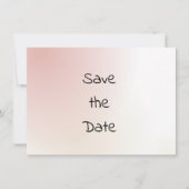 Casual Waterverf sparen de Datum Save The Date (Voorkant)