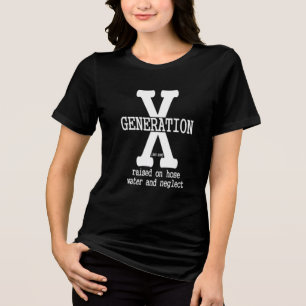 Casual wit Shirt met Bold Generation X