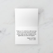 Casual Zonnebloem Dank u kaart (Binnen)