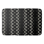 Casual zwart Stropdas Badmat (Voorkant)