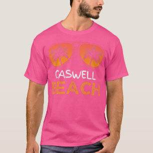 Caswell Beach, Retro Summer Family Vacatio T-shirt