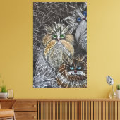 Cat3 - Fotobom Canvas Afdruk (Insitu (Woonkamer))