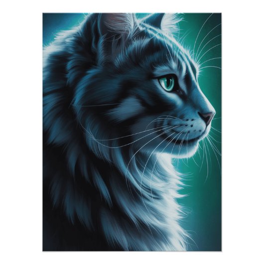 Cat -0 perfect poster (Voorkant)