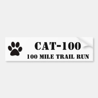 CAT-100, 100 mijl trailrun Bumpersticker