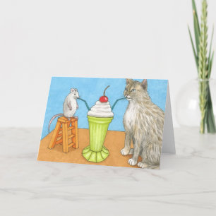 Cat 365 funny Greeting Card Kaart