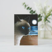 Cat 396 Siamese Briefkaart (Staand voorkant)