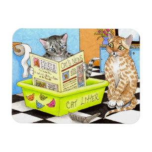 Cat 464 grappig Flexi Magnet Magneet