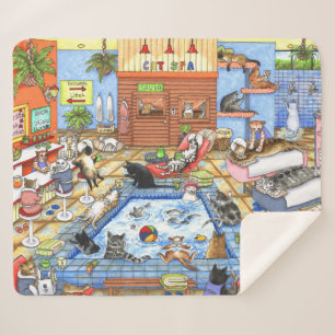 Cat 635 Cat spa Sherpa Deken