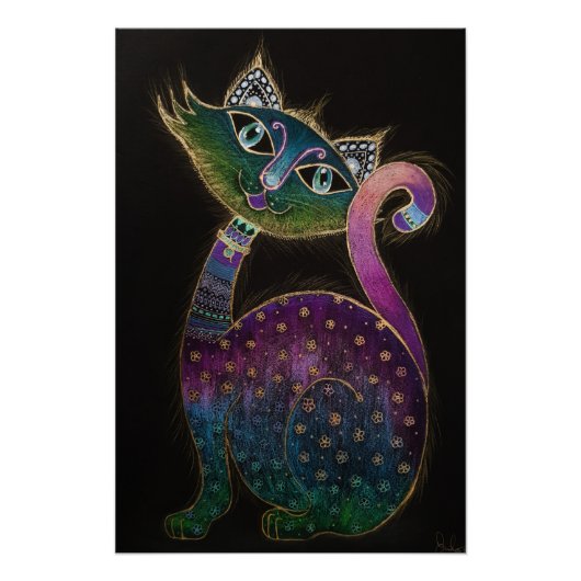 Cat 7 - Lucky no 7 Poster (Devant)
