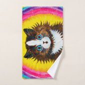 Cat à Rainbow, Louis Wain (Serviette à main)