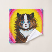 Cat à Rainbow, Louis Wain (Gant de toilette)
