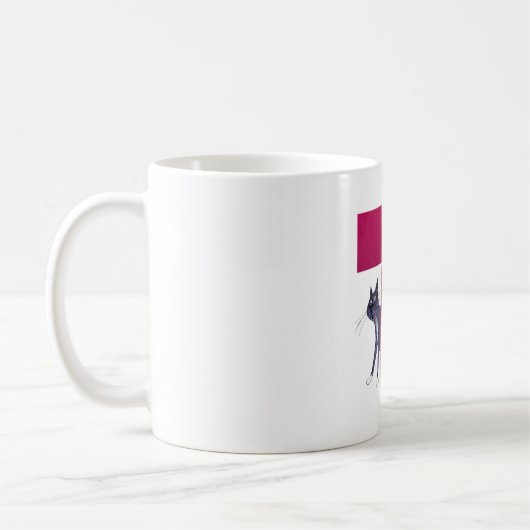 Cat Alphabet L Mug (Gauche)