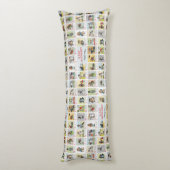 Cat Alphabet, Louis Wain Lichaamskussen (Achterkant (Verticaal))