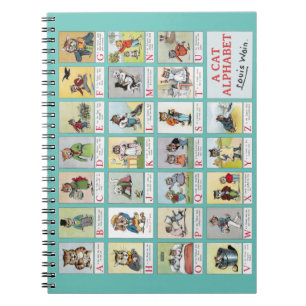 Cat Alphabet, Louis Wain Notitieboek