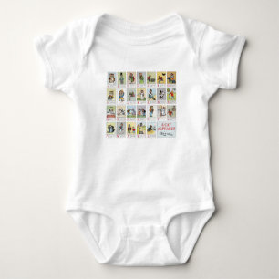 Cat Alphabet, Louis Wain Romper
