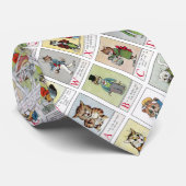 Cat Alphabet, Louis Wain Stropdas (Opgerold)