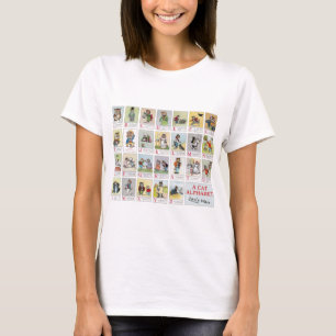 Cat Alphabet, Louis Wain T-shirt