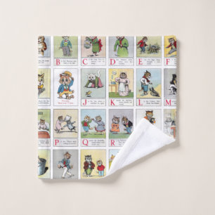 Cat Alphabet, Louis Wain Washandje