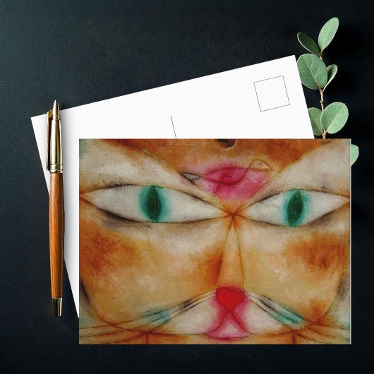 Cat and Bird, Paul Klee, Briefkaart