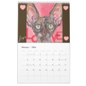 Cat and Dog Calendar 2026 Kalender (Feb 2026)