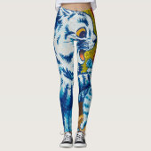 Cat and her Kittens by Louis Wain Leggings (Voorkant)