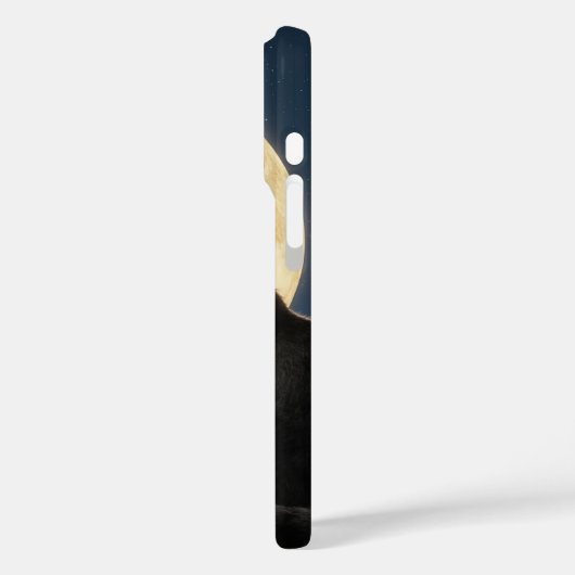 Cat and Moon Phone Case (Achterkant / Links)