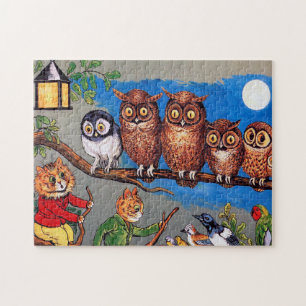 Cat and Owl, Louis Wain Legpuzzel