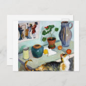 Cat and stillife, August Macke Briefkaart (Voorkant / Achterkant)