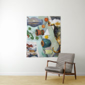 Cat and stillife, August Macke Wandkleed (In situ)