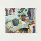 Cat and stillife, August Macke Wandkleed (Voorkant (horizontaal))