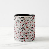 Cat and Yarn Two Tone Coffee Mug (Centre)