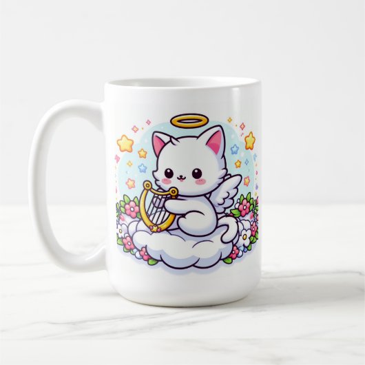 Cat Angel Koffiemok (Links)
