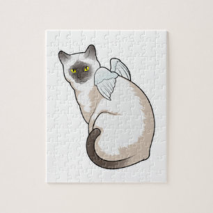 Cat Angel wings Legpuzzel