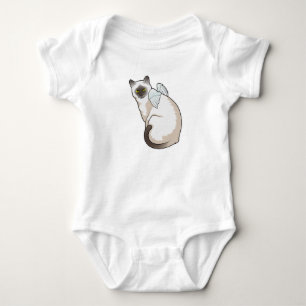 Cat Angel wings Romper