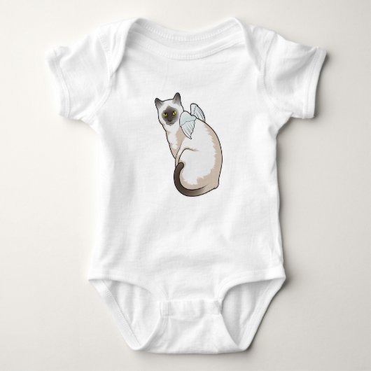 Cat Angel wings Romper (Voorkant)
