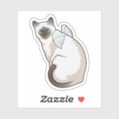 Cat Angel wings Sticker (Vel)